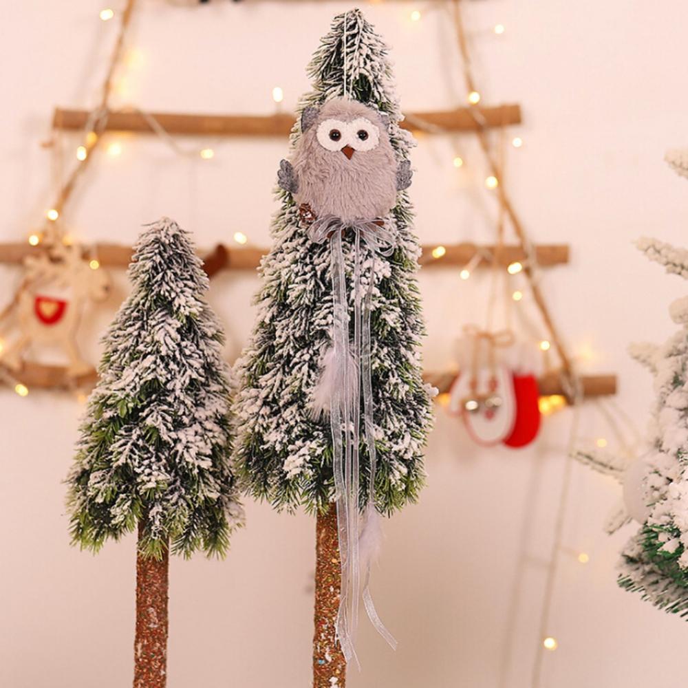 Christmas Ornaments Plush Pendant Christmas Doll Christmas Tree Plush Ball Christmas Tree Pendant: C