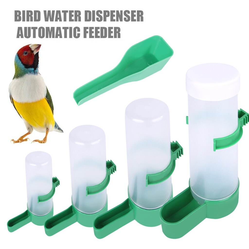 Automatic Bird Feeder Bird Water Bottle Drinker Container Food Dispenser Hanging For Pigeon Bird Accessories Feeders Tool