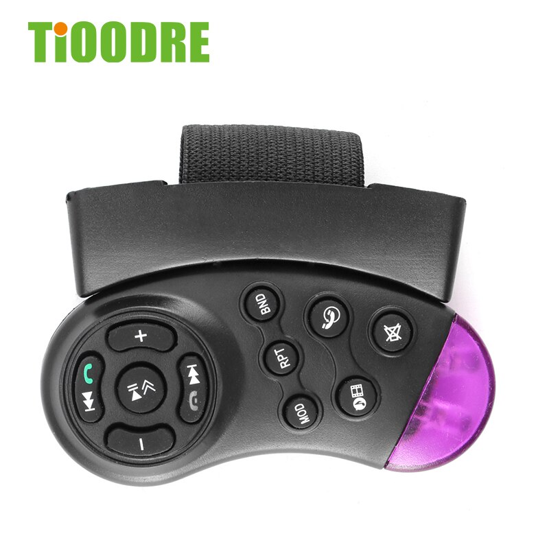 TiOODRE Car Steering Wheel Controller Car MP5 Multimedia Player DVD General Purpose Multimedia Portable 11-Key Controller