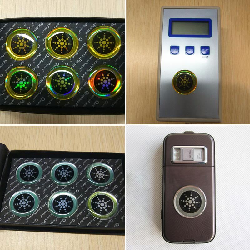 6 pièces/lot autocollant téléphone Anti Radiation économie d'énergie support Anion énergie ronde pour téléphones IPAD tablettes