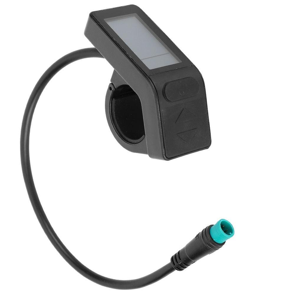 Elektrische Fiets Lcd Display Snelheid Batterij Power Indicator Kt LCD4 Dashboard Voor 24V 36V 48V E-bike Scooter: waterproof connector