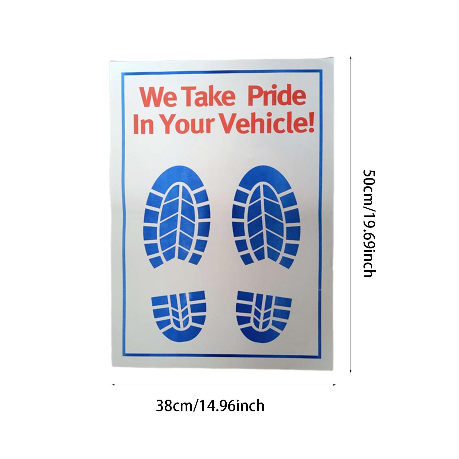 Disposable Car Mat Paper Floor Mat Protector Practical Utility Folding Floor Mats for Car Detailing Protection Car Hotel