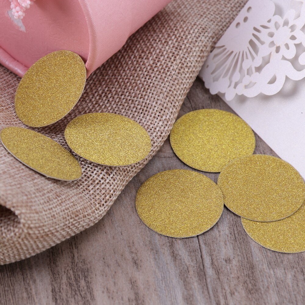 100pcs Confetti Practical Useful Table Decorations Silver Confetti for Bedroom