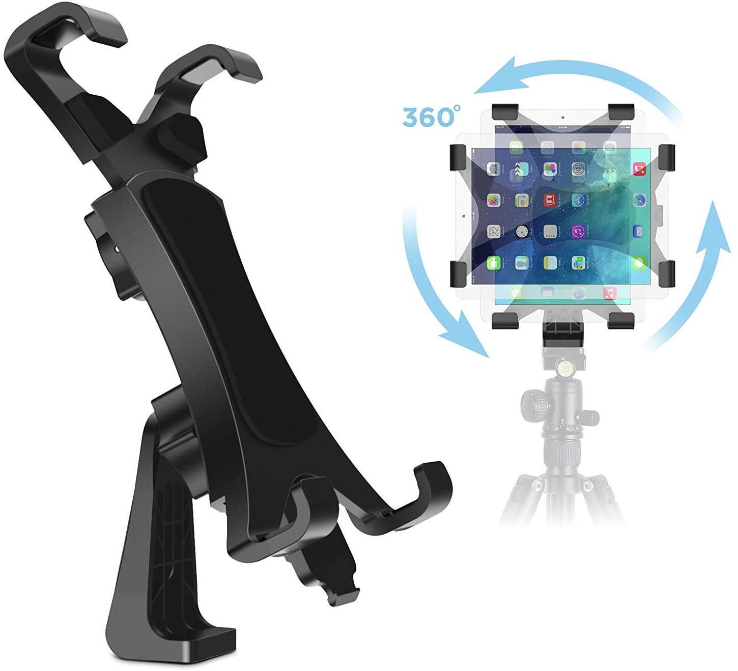 Universele Tablet Klem Houder Met 360 Graden Draaibare Statief Mount Adapter Stand & Afstandsbediening, voor Ipad/Lucht/Pro/ Mini