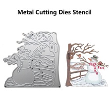 Gør-det-selv matrice ætsning skåret form præget kulstofstål skærer scrapbog metal skære matricer stencil scrapbog snemand jul dies