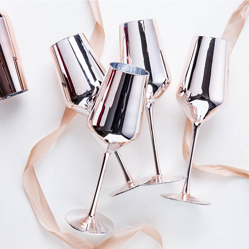 Gobelets de Champagne pour mariage en verre | Verre à vin rouge de luxe, vaisselle de bar, verres de table en cristal