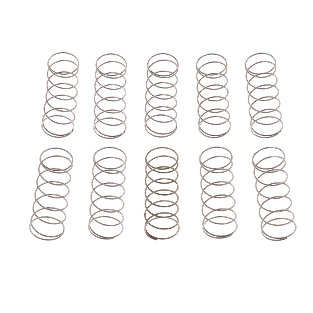 10 Pack Silver Metal Trombone Springs Voor Trombone Reparatie Onderdelen Accessoires