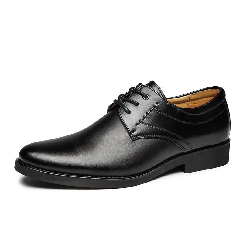 Formal Shoes Men Round Toe Men Dress Shoes Leather Men Oxford Shoes For Men Dress Footwear