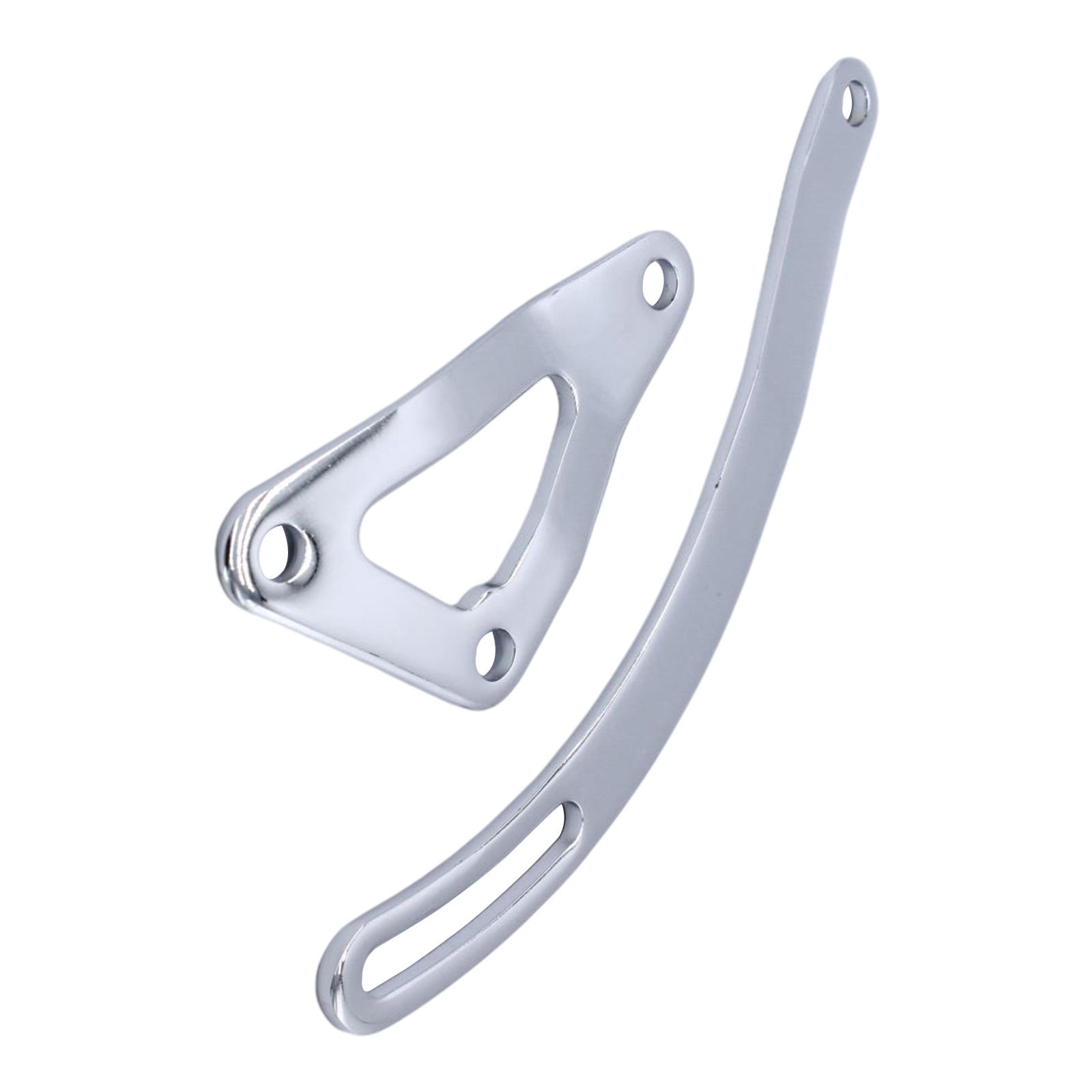 9457 Alternator Bracket Set Polished Metal Generator Mount for Big Block 383 440 Alternator Parts