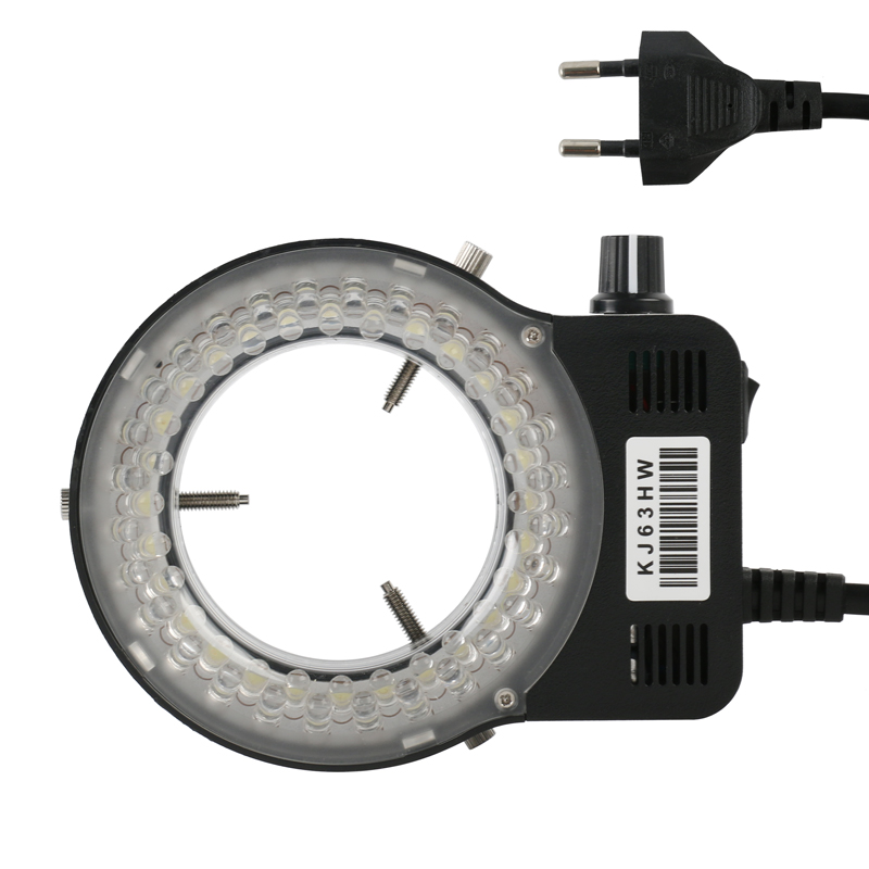 625 Lines 1/3 CCD Digital Industry BNC Video Microscope Camera CS C-Mount Lens For Phone SMD BGA PCB Soldering: LED Light ring