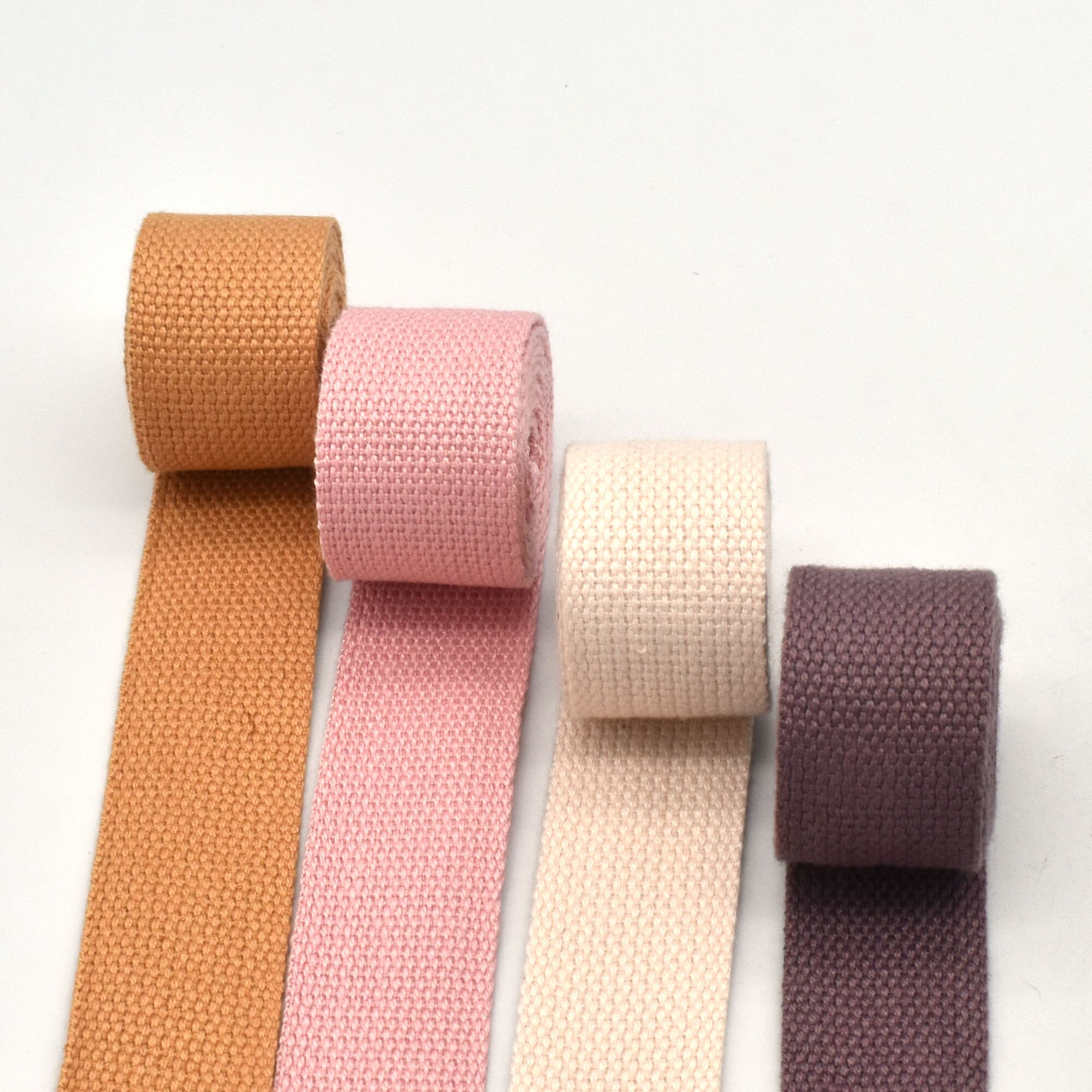 1.25“Width Cotton Fabric webbing Heavy Duty Nylon Webbing for Purse Bag Strap DIY Garment Textile Sewing Accessories by the yard