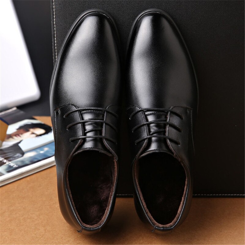 Océano Pacífico, hombres de la zapatos de cuero Formal vestido con cordón zapatos Oxfords Retro Zapatos elegantes de calzado de trabajo