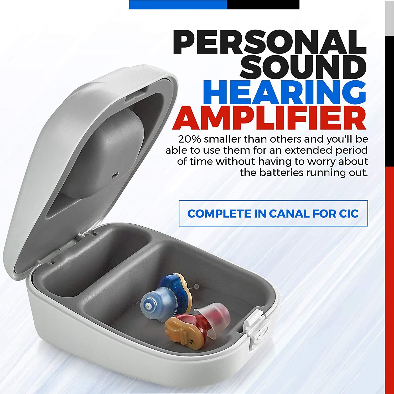 OTC Micro Hearing Aid,Invisible Hearing Aid Device, for Deaf and Elderly, Sound Amplifier,Wireless Microphone, Mini Size