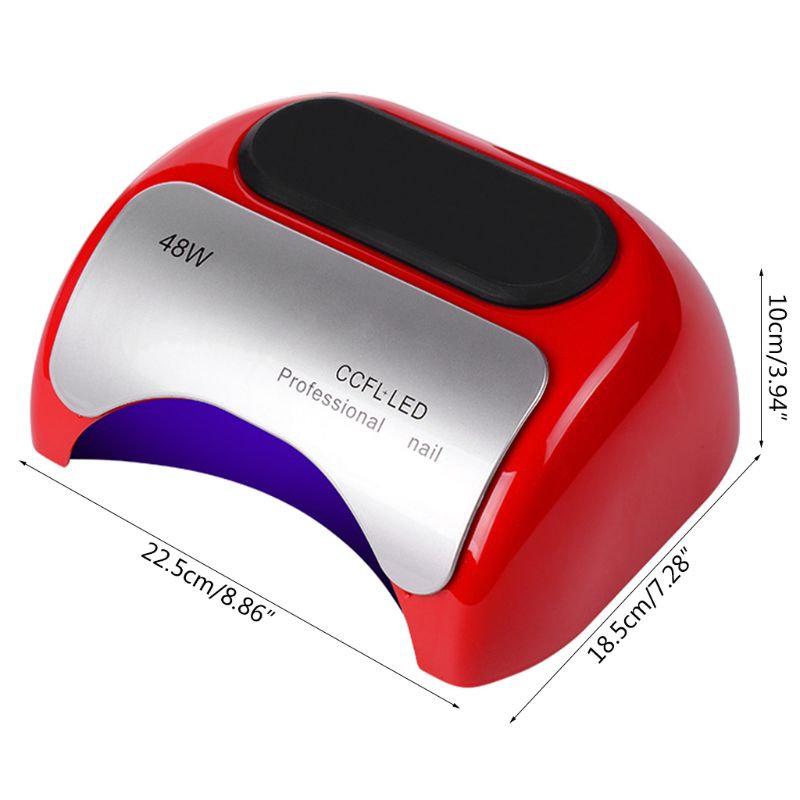 48W CCFL UV LED Lamp Nail Dryer Cure Nails Polish Gel Art Automatic Induction Manicure Tools