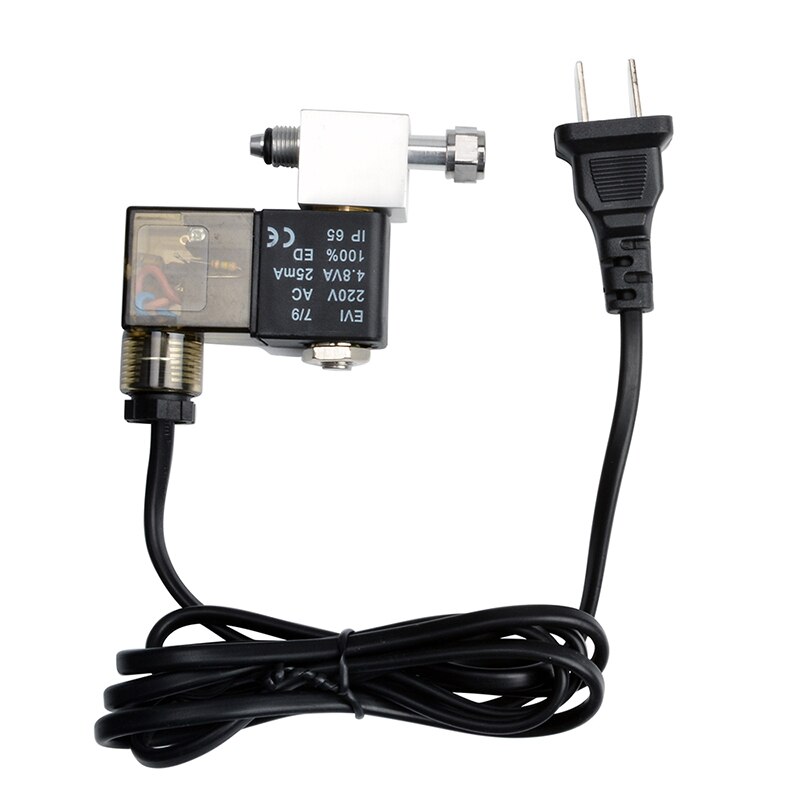 NICREW Aquarium CO2 Regulator Magnetic Solenoid Kit Check Valve Fish Tank Accessories CO2 Control System Reactor Generator Set: Solenoid Valve / W21.8 EU Plug