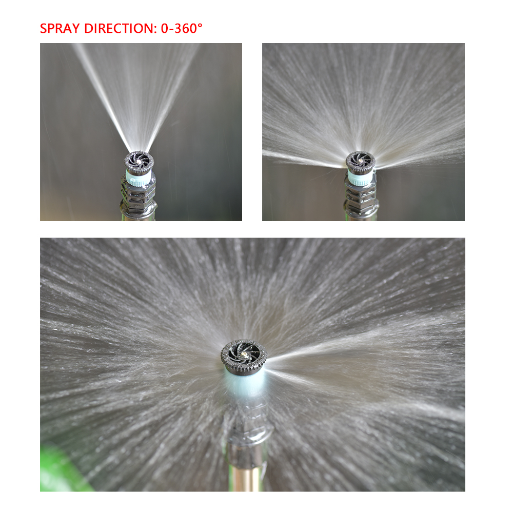 5Pcs Pop-up Sprinkler Ersatz Streudüsen 0 ~ 360 Grad Einstellbar Garten Park Bauernhof Gras Rasen Bewässerung Werkzeug