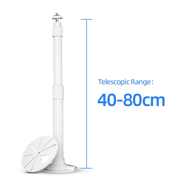 AUN adjustable projector ceiling bracket, optional length adjustment, for LED MINI Proyector W18/D60/C80. ZZ07: 40-80cm