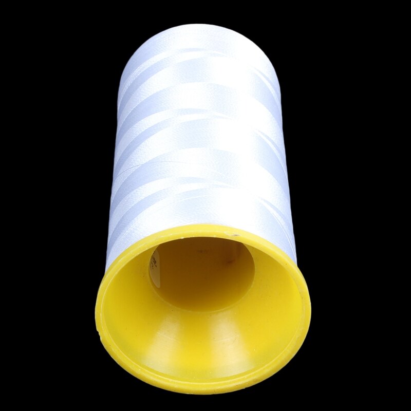 Stronger 5000m Cones Bobbin Thread Filament Polyester for Embroidery Machine (White)