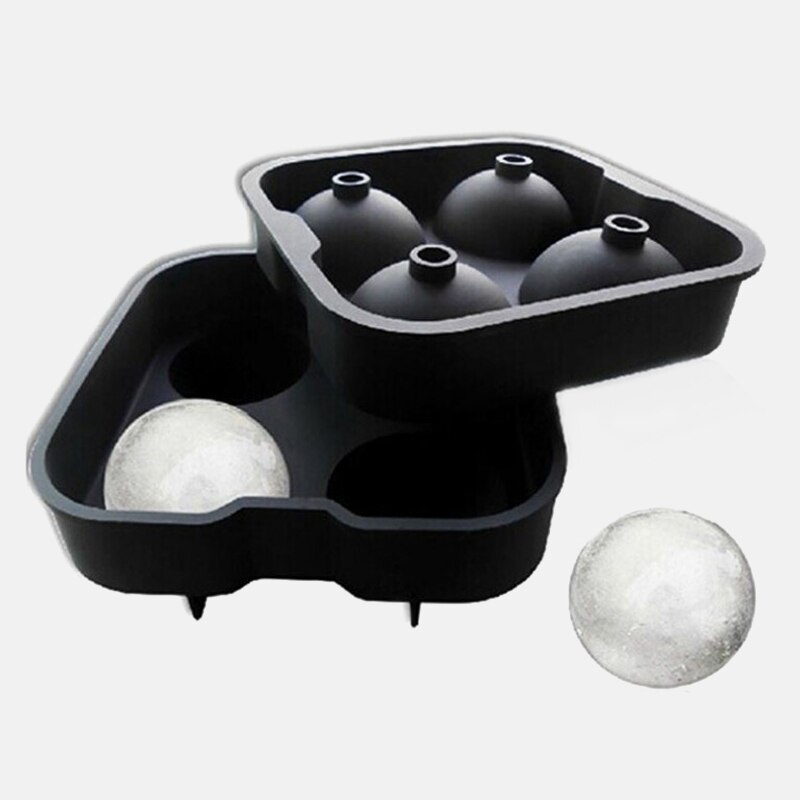 Cube Ice Soccer Maker Ice Tray 3D Skull Silicone Mold DIY Ice Cube Maker Mold Kitchen Homemade Popsicle Ice Cube Silicone Mold: 5