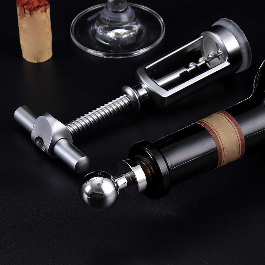 Wine Corkscrew Wine Opener Stainless Steel Wine Opener Handheld Retro Style Potable For Restaurants Bars Wine Cellars