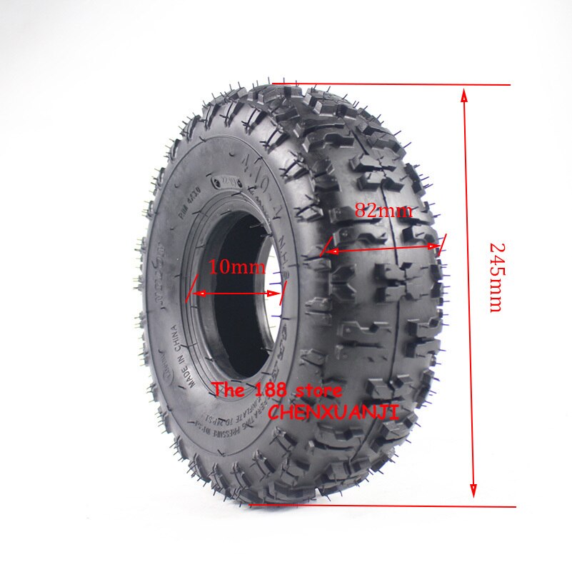 Alto rendimiento 4,10-4 410-4 ATV Quad Go Kart 47cc 49cc Chunky 4,10-4 tubo interno de neumáticos