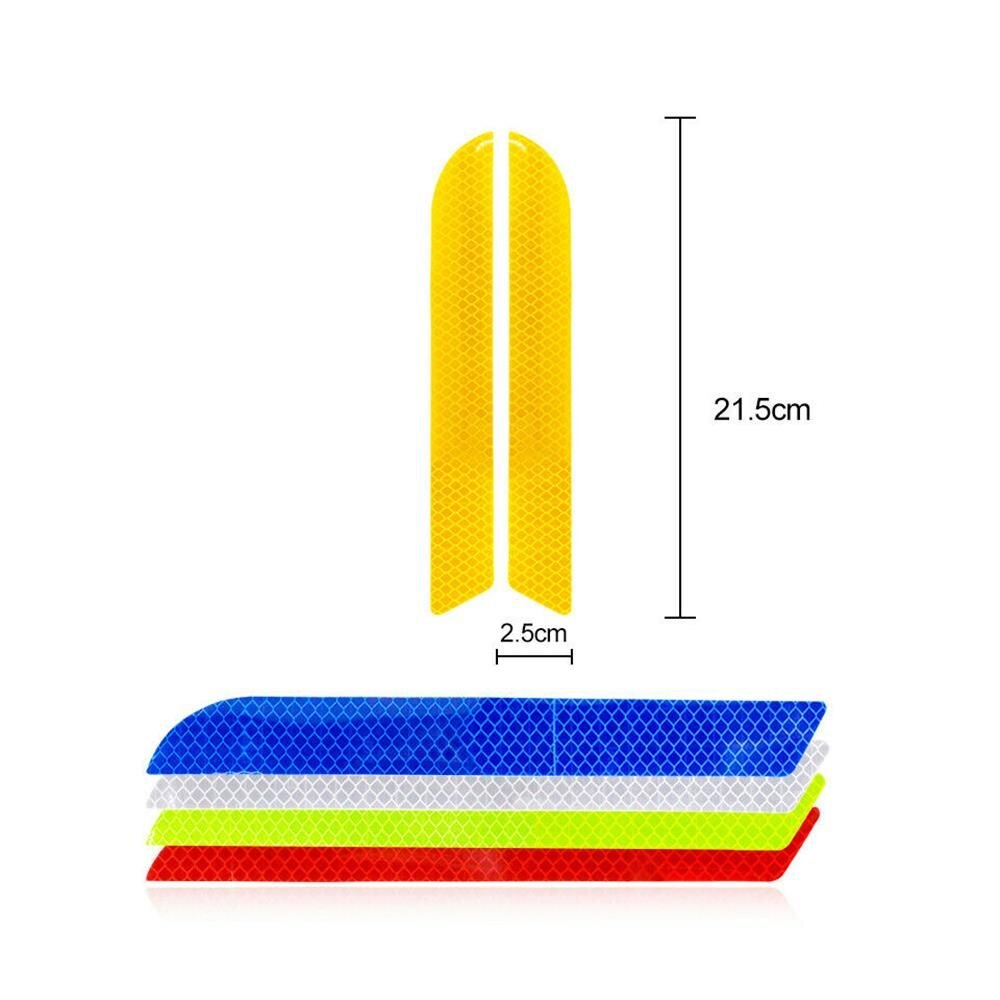 Decal Anti-Collision Safety Warning Auto Safety Car Reflective Strips Rear Bumper Stickers Reflector Tape Nice Warning Mark