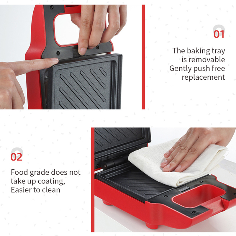 YIDPU Sandwich breakfast machine divine tool household bread machine light food machine waffle multifunctional toaster