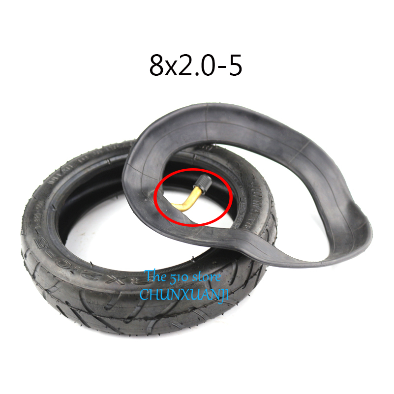 Tubo interior y neumático de 8X2.0-5 para scooter Eléctrico carrito de bebé neumático de 8 pulgadas neumáticos 8x2.00-5