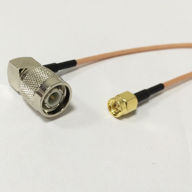 Modem Coaxial Cable SMA Male plug To TNC Male plug Right Angle Connector RG316 Cable 15CM 6inch Adapter RF Pigtail