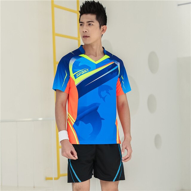 2025 New Yy Hommes Sports Tops Badminton Vêtements Tennis de Table T