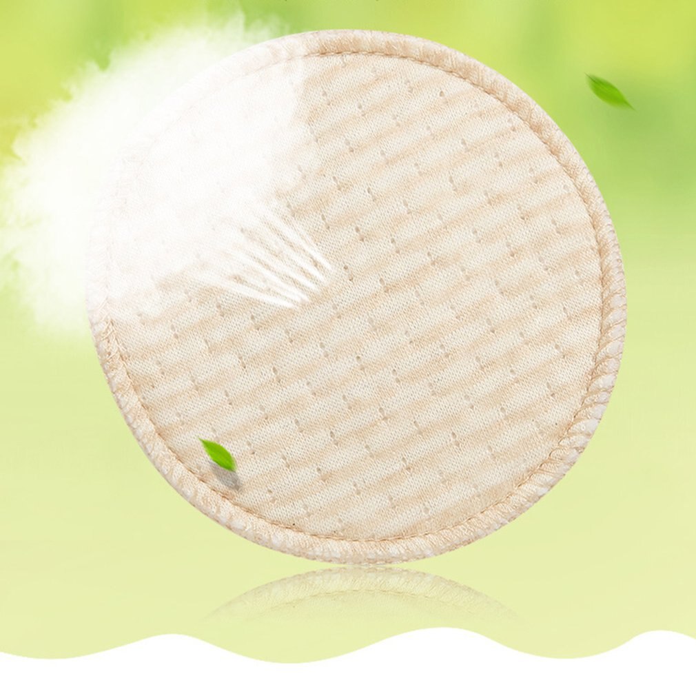 4Pcs Non-Woven Cotton Collection Nursing Breast Pads Breastfeeding Absorbent Cover Stay Dry Cloth Pad
