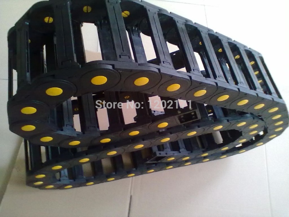 Bridge type strong plastic cable chain