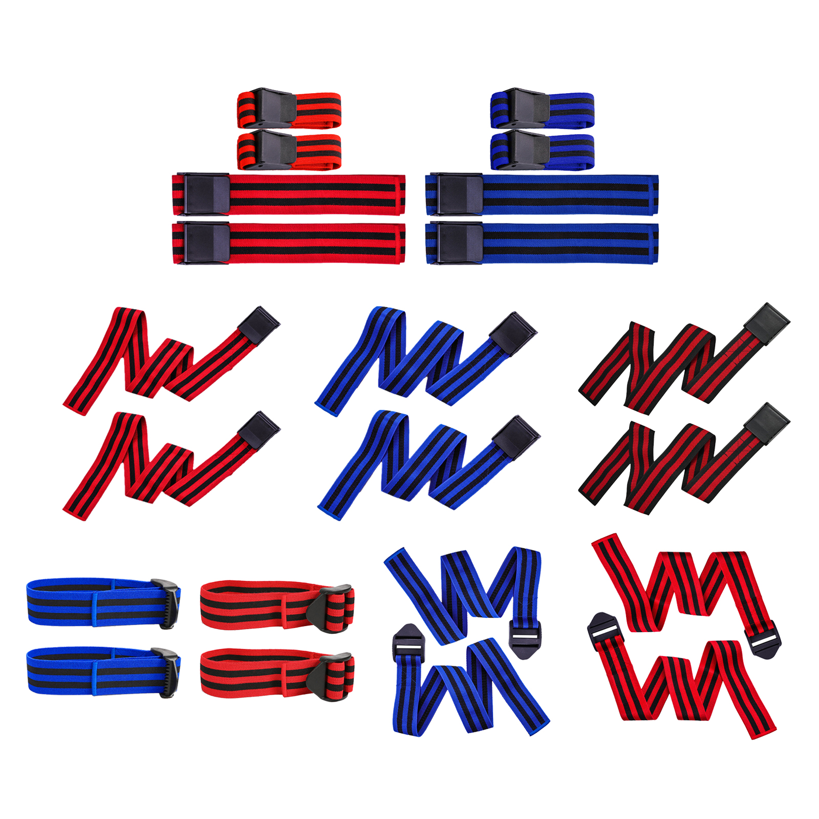 Bear Grip Occlusie Training Bands Armen - Zwart - Premium BFR Bands