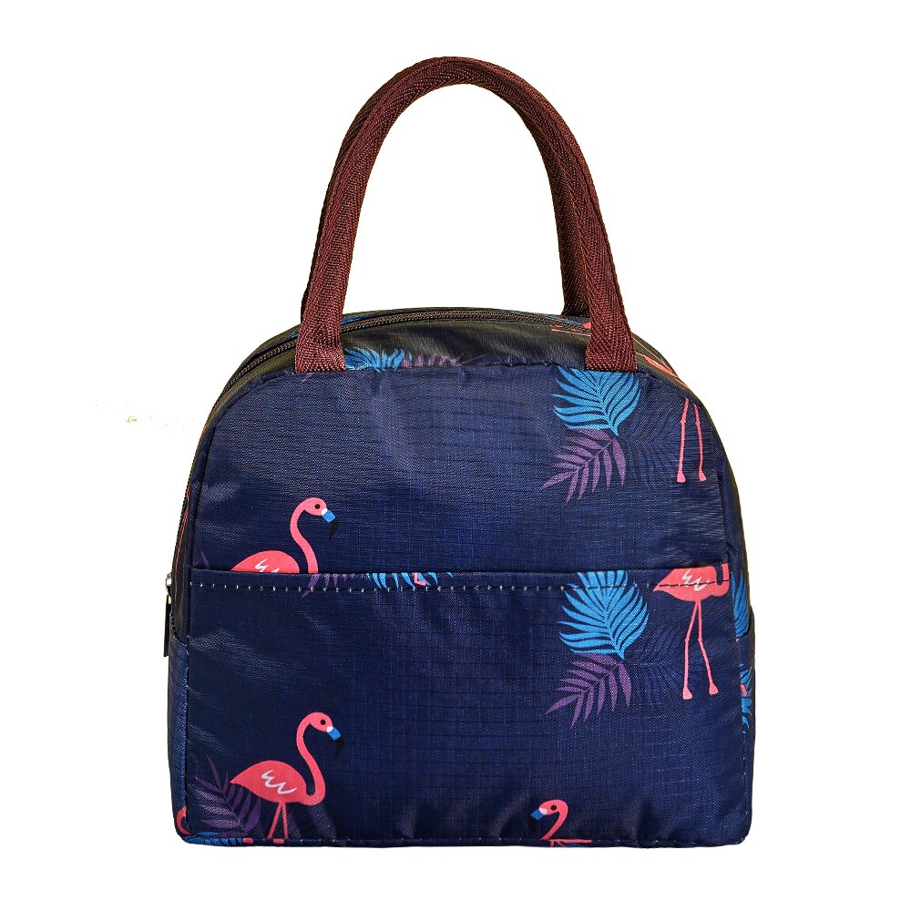 Upackor Tote Mittagessen Tasche Flamingo Muster Tragbare Isoliert Thermischen Picknick Fall Bequem Outdoor Bento 39*19cm: UP003 B