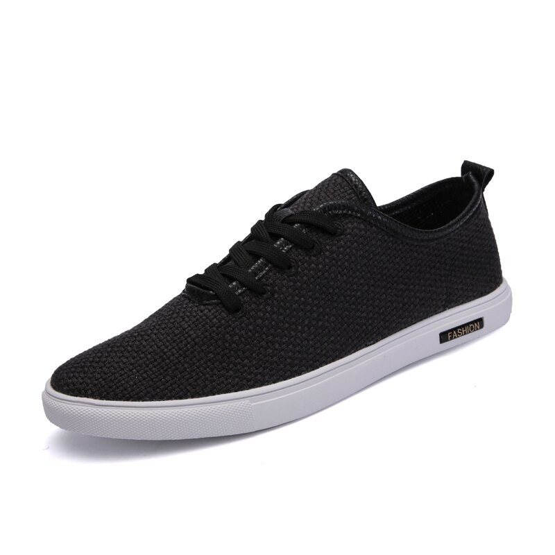 Vinter tenis masculino märke sneakers herr tennisskor manlig stabilitet snörning atletiska tränare herr sportskor zapatillas: Svart / 10