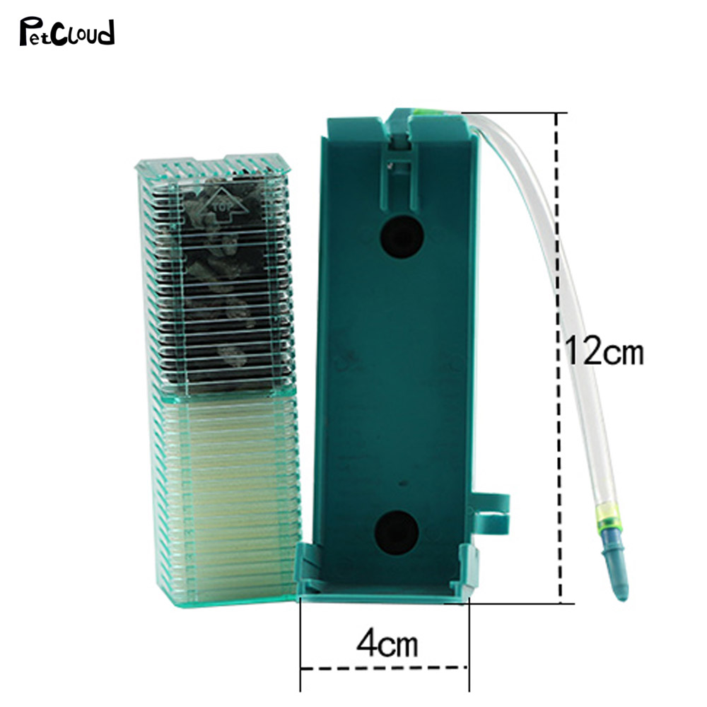 Aquarium Submersible Water Air Cartidge Filter Fish Tank Pneumatic Filter Water Tank Purification Filtration Accessories