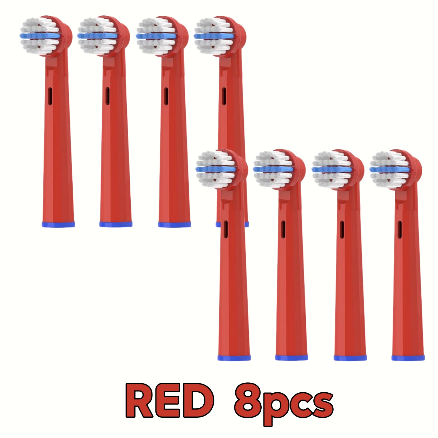 4/12pcs Replacement Toothbrush Heads for Oral-B Electric Toothbrush Precision Clean Brush-Head Effective Oral Care: WHITE