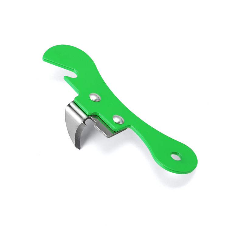 Tragbarer Flaschenöffner, 4 Farben, Küchenhelfer, tragbarer Dosenöffner für Notfall-Flaschenöffner, Party: green