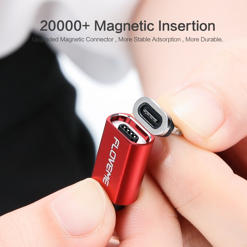 Led Magnetische Usb-kabel Snelle Opladen Type C Kabel Magnetische Lader Lading Micro Usb Kabel Mobiele Telefoon Kabel Usb Cord