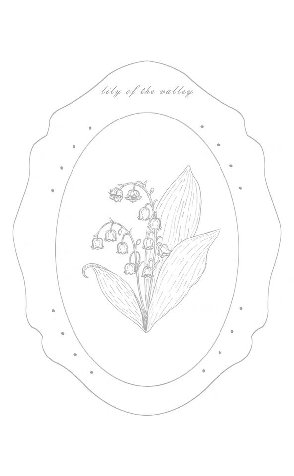 Marcapáginas de lirio del valle, tarjetas en relieve, accesorios de oficina, decoración de papelería linda, tarjetas de felicitación, papelería: D Size 7.5 10cm