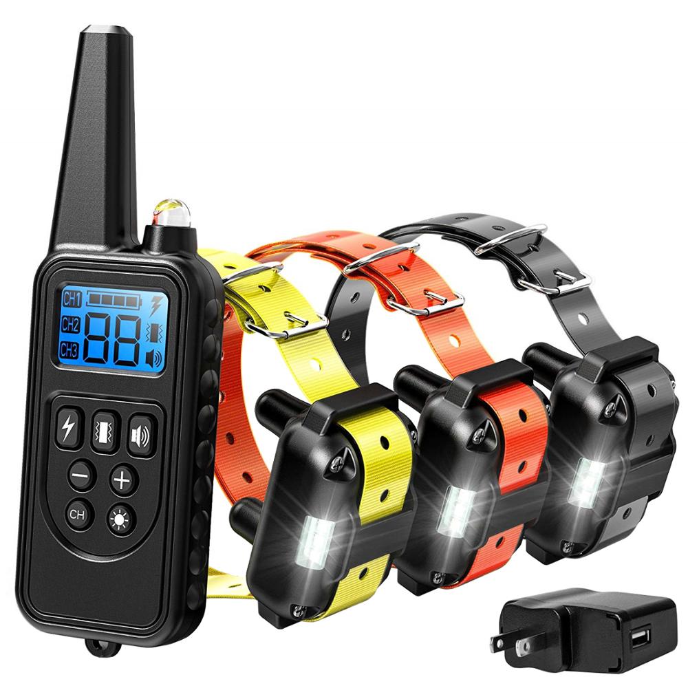 1pc Hund Training Gerät 20 ~ 100 lb Haustier Hund Wasserdichte Kragen LCD Fern Fernbedienung Statische Strom/Vibration