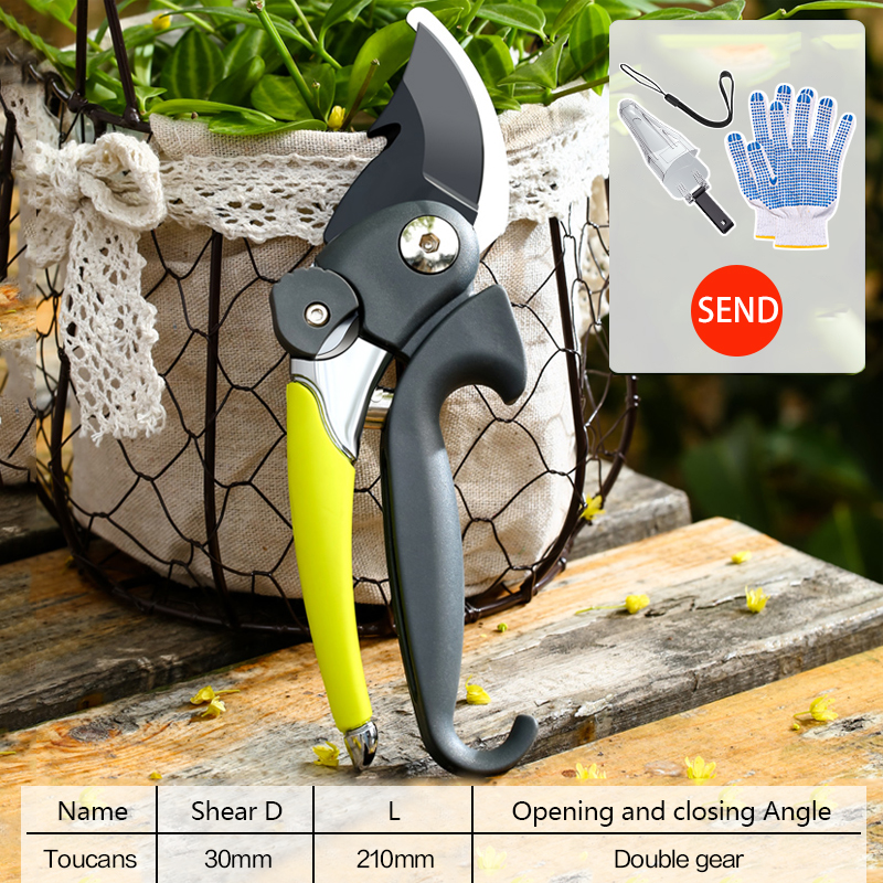 Tijeras de podar para jardinería, puede cortar ramas de 35mm de diámetro, árboles frutales, flores, ramas y tijeras: A