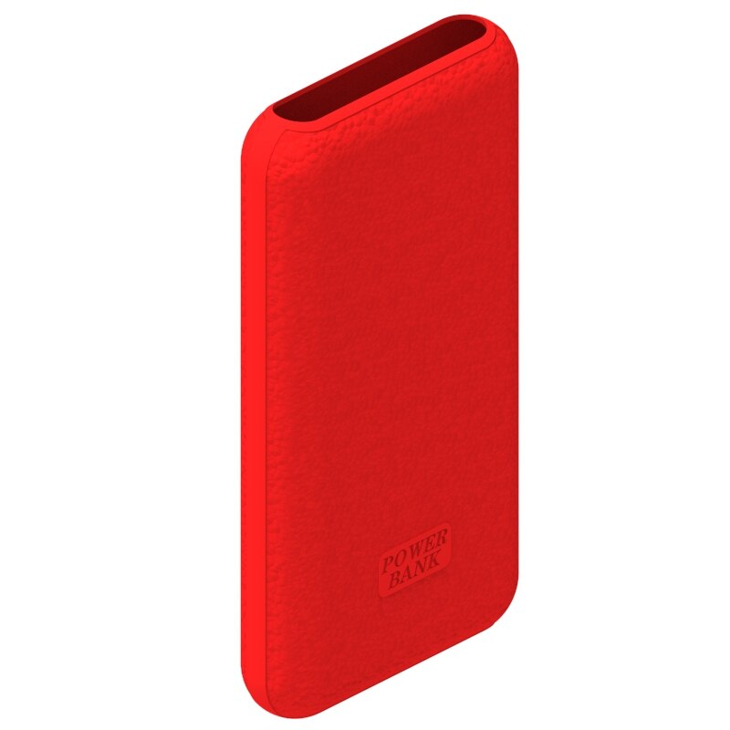 QB823 QB820 Siliconen Case Cover Voor Zmi Paars Mi Power Bank 10 Pro 20000mA Pouch 65W No.10 Power Bank qc 3.0 Snel Opladen: Red