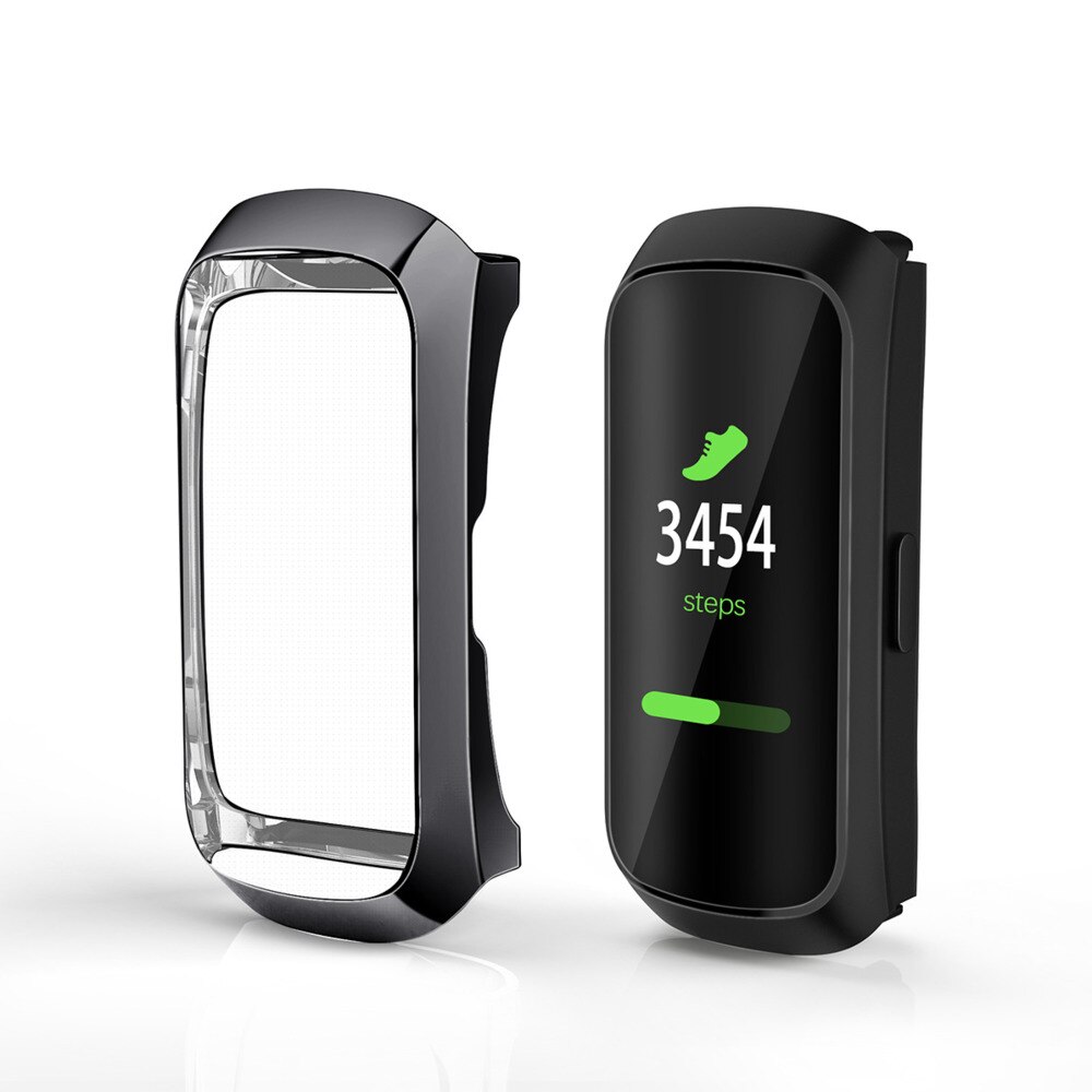Voor samsung galaxy fit plating tpu anti-hoesje voor galaxy fit smartwatch hoesje duurzaam hoesje zacht tpu doorzichtig hoesje: 6