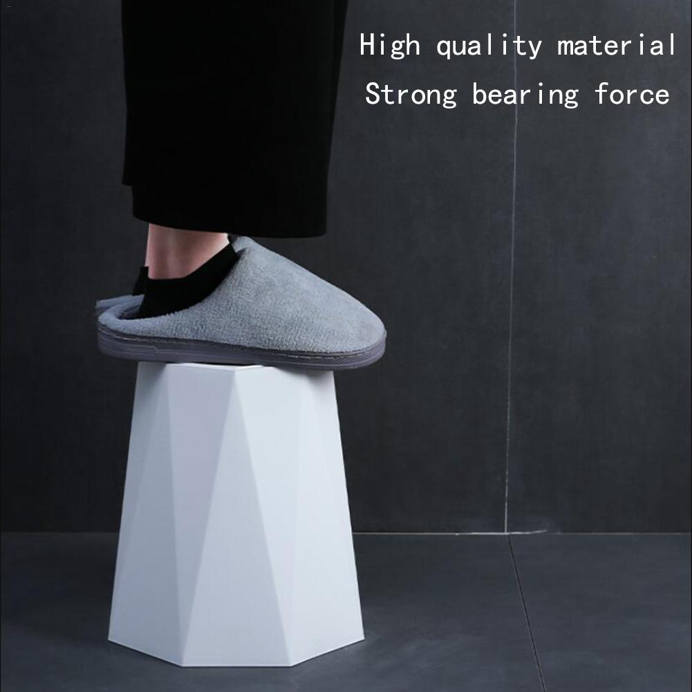 Poubelle à rabat de Style nordique, poubelle innovante en forme de diamant avec couvercle pivotant, poubelle pour salle de bain de cuisine