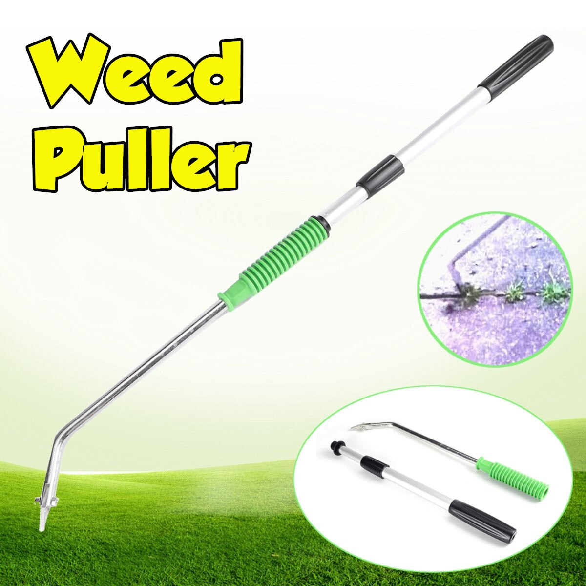 Root Remover Portable Weeder Puller Outdoor Killer Tool Claw Weeder Manual Garden Lawn Long Handled Stand Up Lightweight