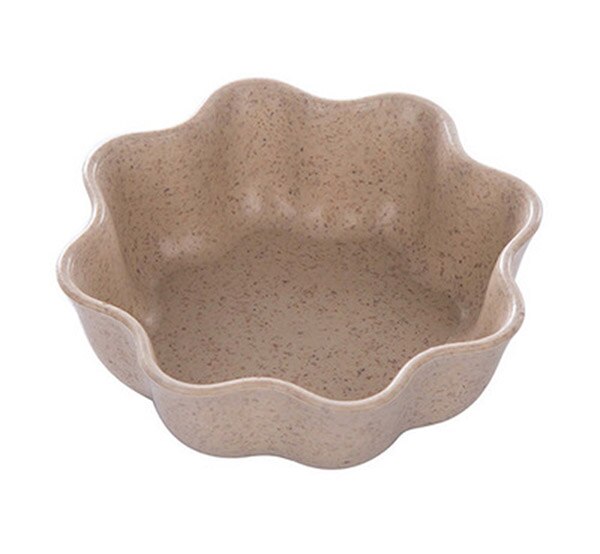 Homies-vaisselle de cuisine polyvalente en forme de feuille, petites soucoupes assaisonnées bol blé paille plat vaisselle japonaise 1 pièce: Ardoisé