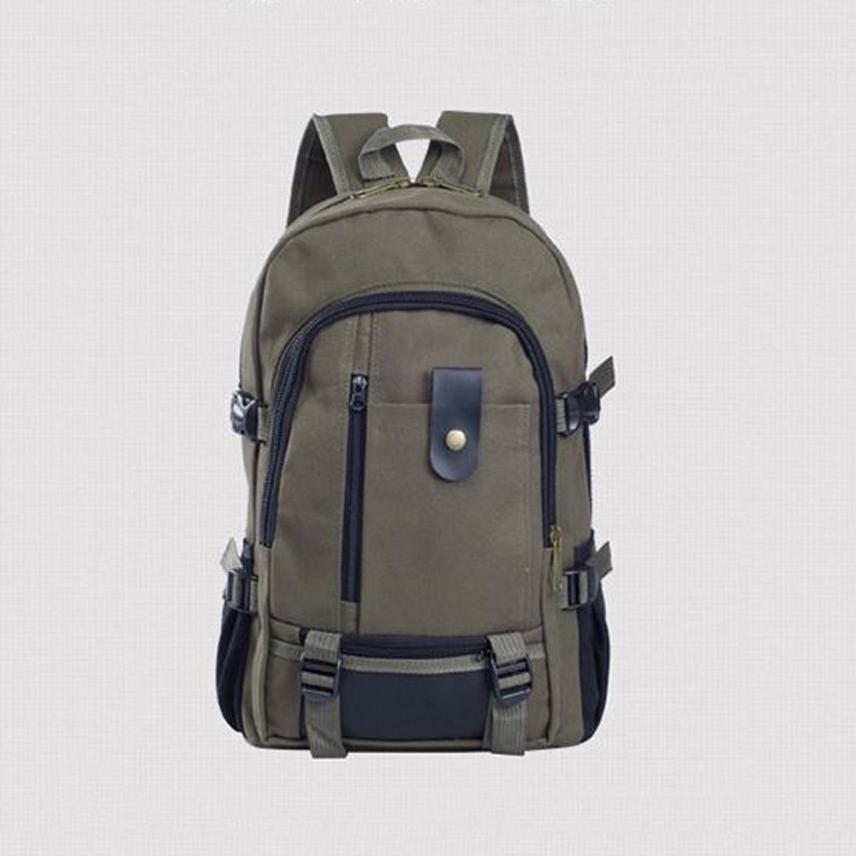 Maison Fabre Vintage Reizen Canvas Rugzak Rugzak Satchel Schooltas mannen Casual Reizen Canvas BackpackMar 28: Army Green