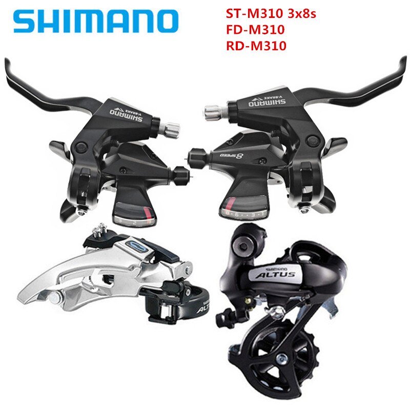 SHIMANO Altus M310 Mini Set 7 8 Speed 21s 24s MTB Bike FD-M310 Front/ RD-M310 Rear Derailleur/ SL-M310 Shifters ST-M310 Optional