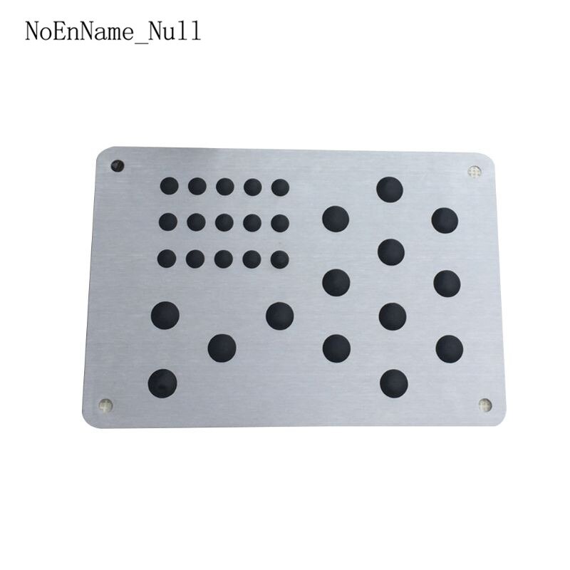 1pc Universal Aluminum Car Floor Mat Patch Non-slip Heel Plate Footrest Carpet Pedal Pad Car Mat Anti-skid: C